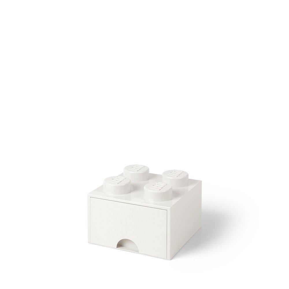 Opberglade Brick 4, Wit - LEGO