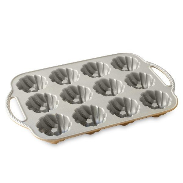Tulband Bakvorm "Braided Mini Bundt Pan" - Nordic Ware | Premier Gold