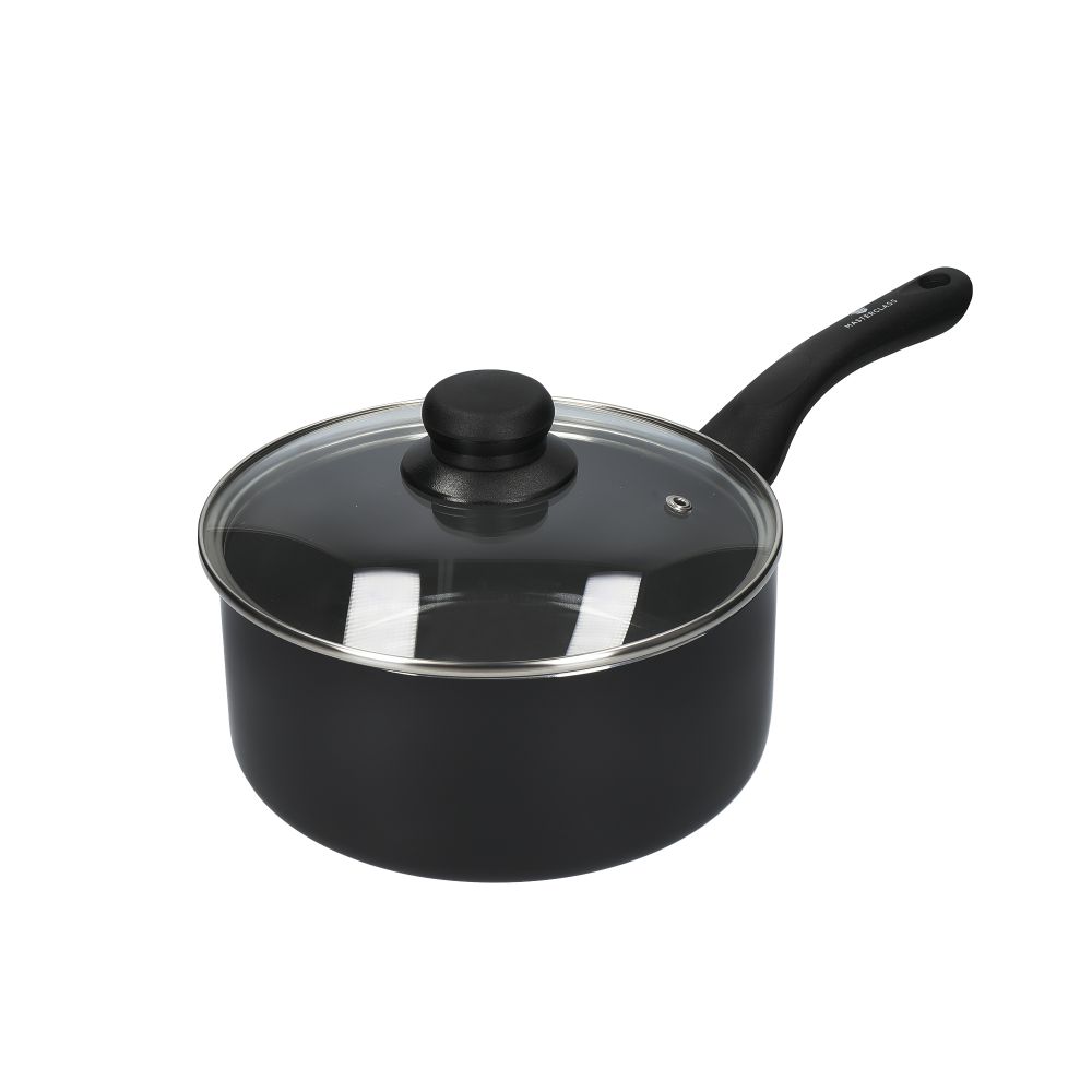 Steelpan met Deksel, 20 cm, Gerecycled, Non-Stick - MasterClass | Can-to-Pan