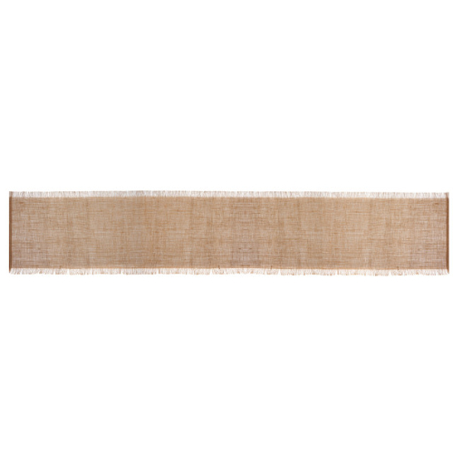 Mikasa Jute Frayed Table Runner, Natural, 230cm, Tagged