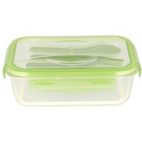 Lunchbox inclusief Bestekset, Glas, 1.2 liter - Pebbly