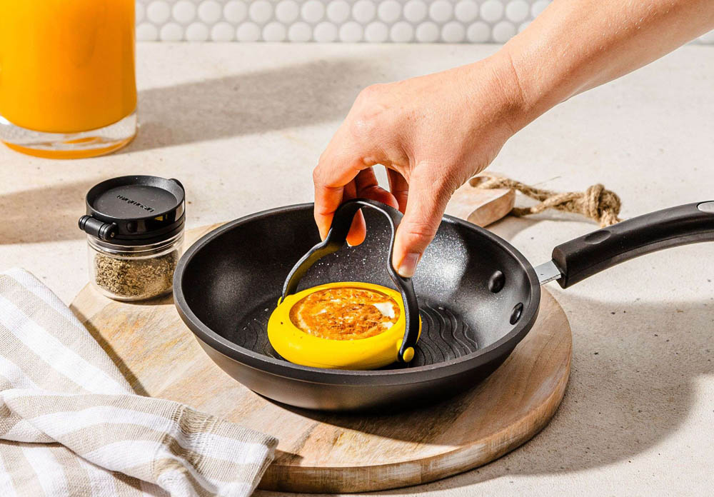 Eierringen, set van 2 - Bak, Flip en Serveer - Siliconen - no leak | Dreamfarm