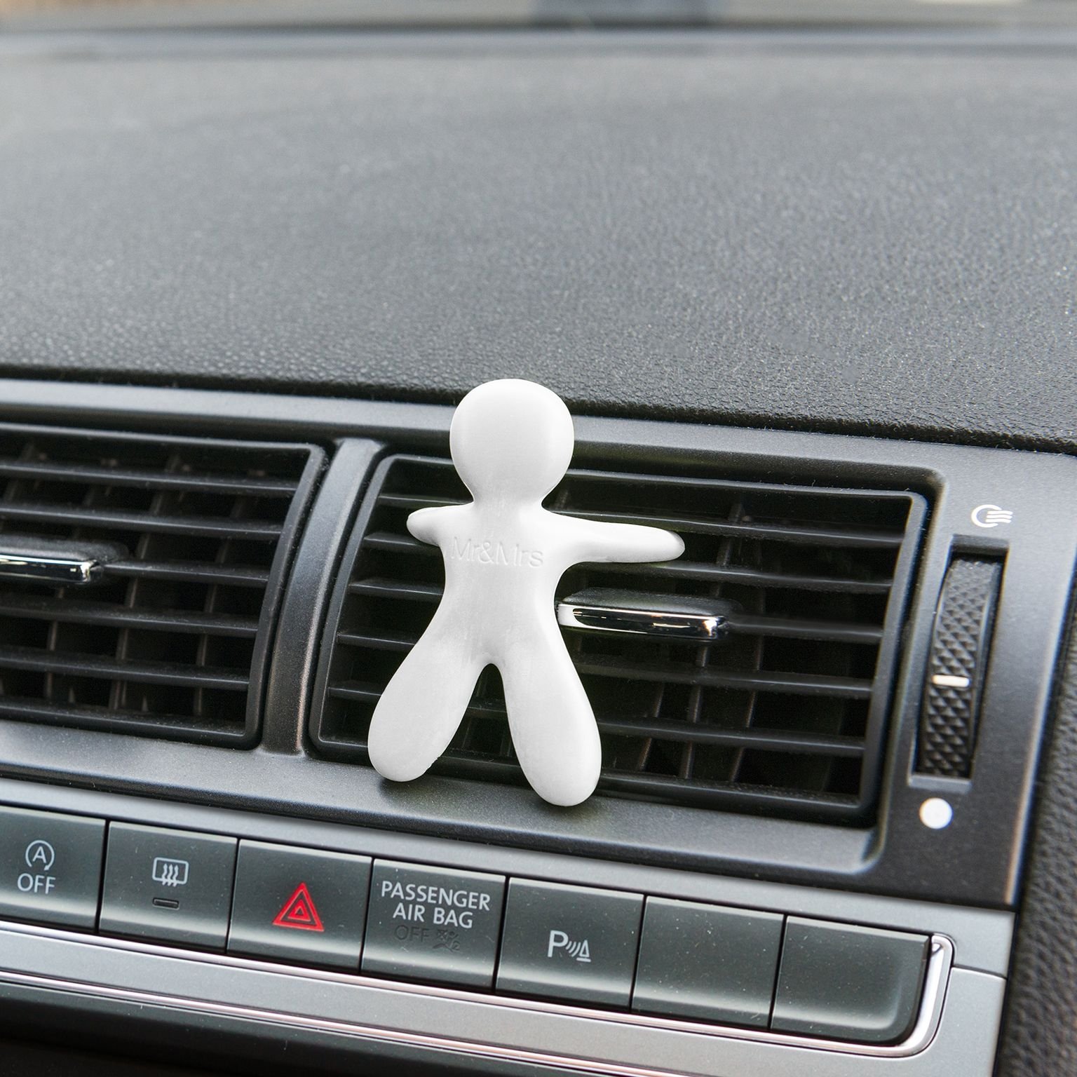 Stereo Oordopjes met Autoverfrisser Set, Wit - Kunststof - Celly