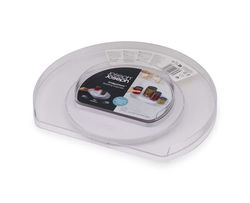 Draaiplateau, 33.1 x 28 x 4.4 CM, Kunststof, Transparant - Joseph Joseph | FridgeStore