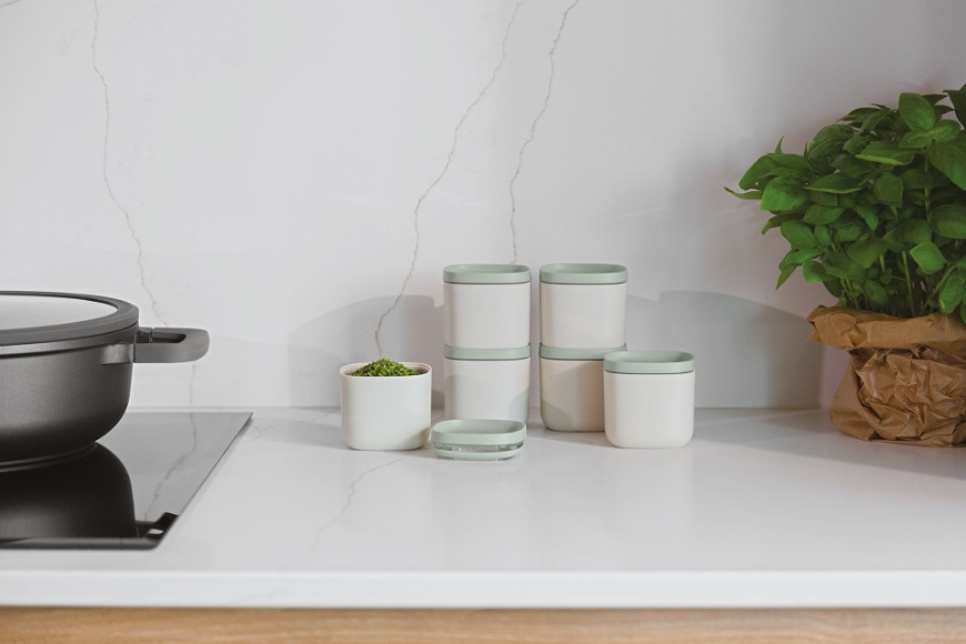 Balance Kruidenpotjes, Set van 6 Stuks, Gerecycled Polypropyleen - BergHOFF | Leo Line