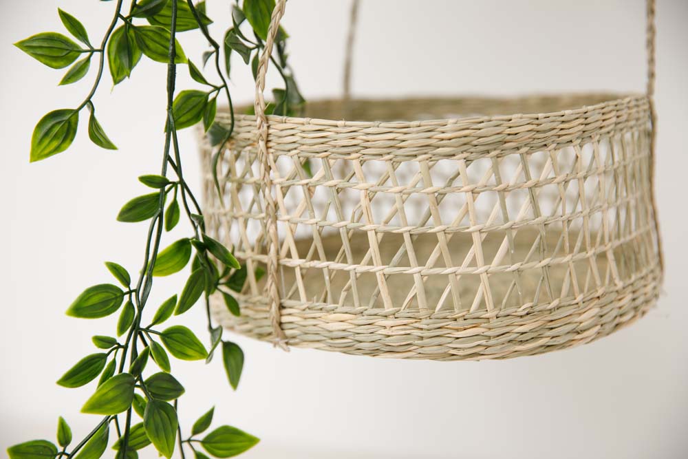 Plantenhanger - Seagrass , Zeegras - 2-laags - Duurzaam - Natural Elements | Eco Kitchen