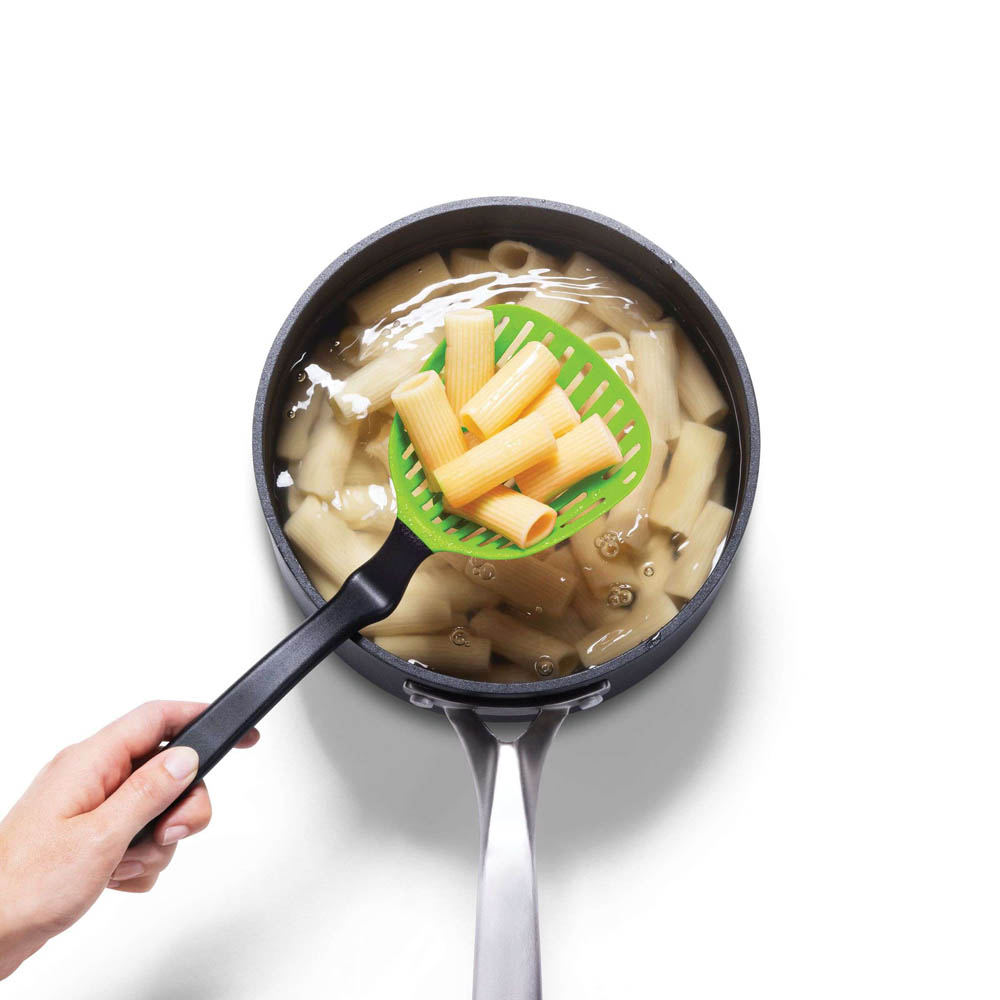 Schuimspaan, Lestrain - 35cm - Groen - Kunststof | Dreamfarm