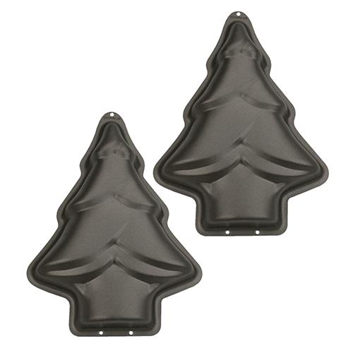 Set van 2 mini bakvormen - kerstboom - Städter