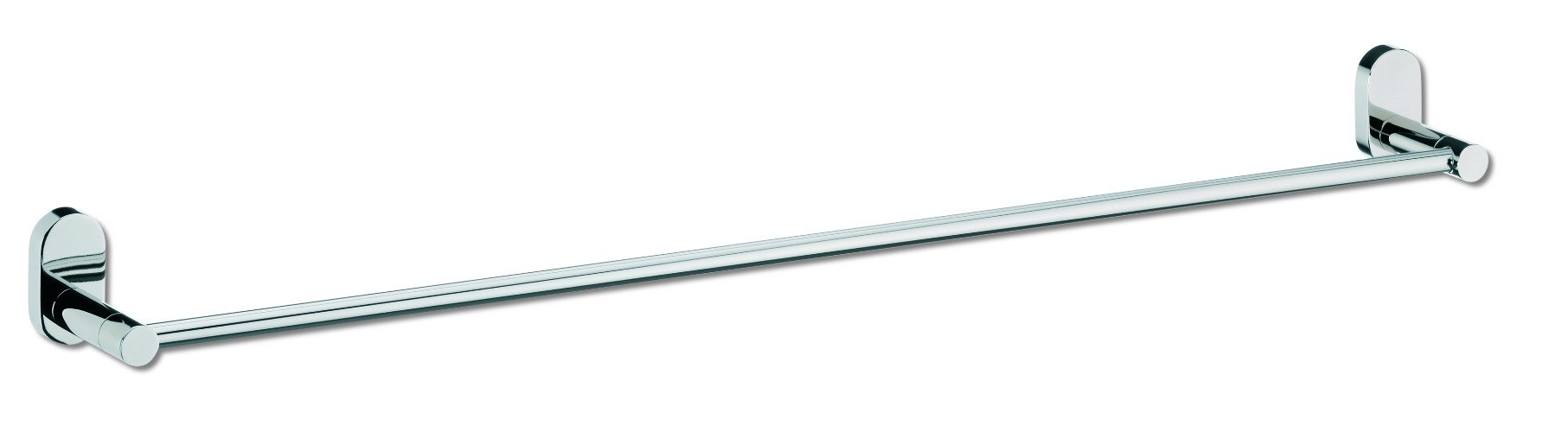 Lucido Handdoekrek met Wandbevestiging - Lang - Zilver - Kela