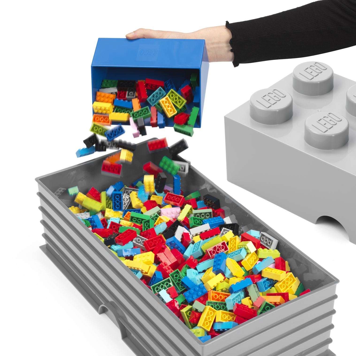 Schep voor Lego Blokken - Blauw / Rood, Set van 2 Stuks - LEGO