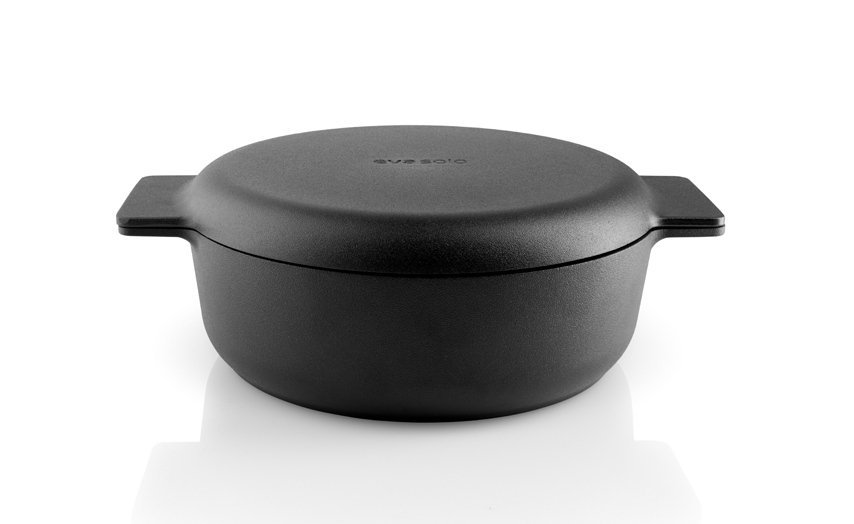 Nordic Kitchen Hapjespan - Ø 24 cm - 2,5 liter - Zwart - Eva Solo