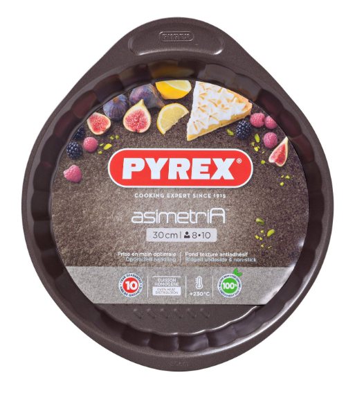 Taartvorm. 30 cm - Pyrex | Asimetria