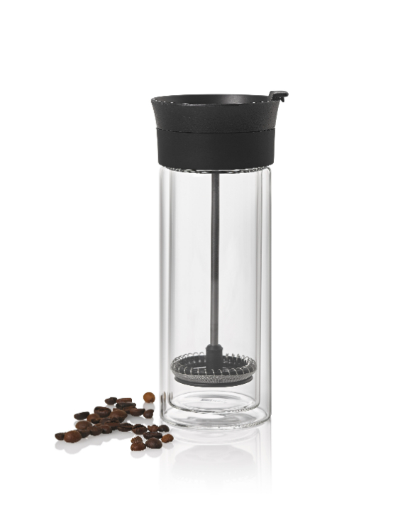 Thee Ei met Houder, Drijvend, Zwart - AdHoc | Floatea Fusion