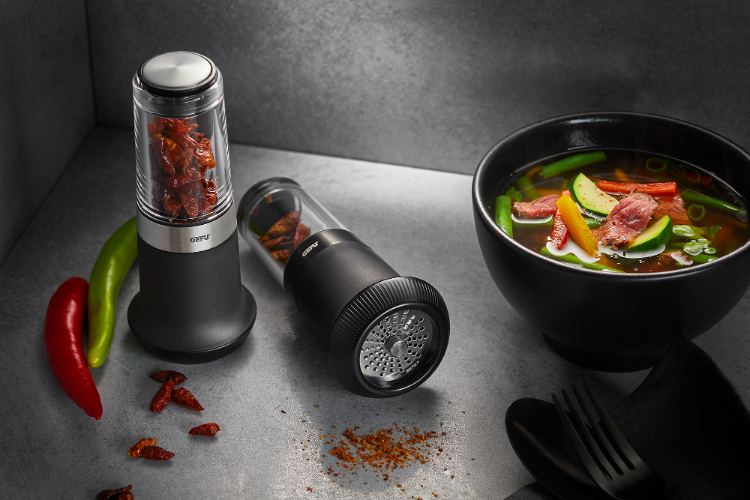 Chili Snijder X-PLOSION - Zwart - Gefu