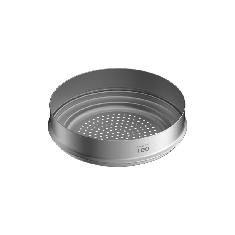 Graphite Stoominzet voor 20 cm + 24 cm, Gerecycled RVS - BergHOFF | Leo Line