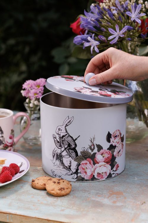 Mikasa x V&A Alice in Wonderland Biscuit Tin