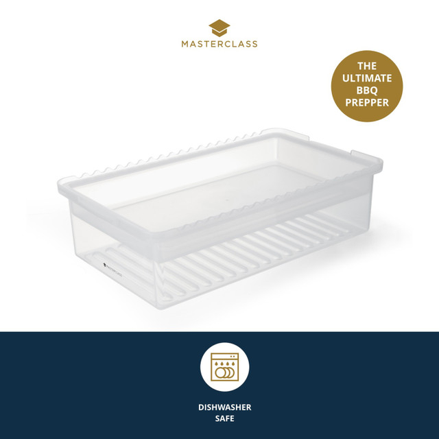 MasterClass Barbecue Marinade Tray with Lid, Sleeved