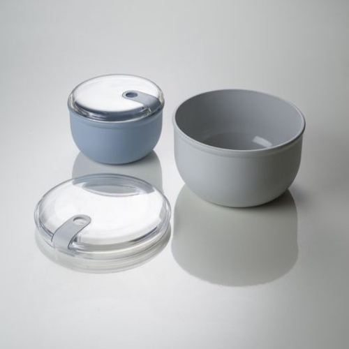 Lunchbox, Rond, Grijs, 750 ML - Omada | Pull Box