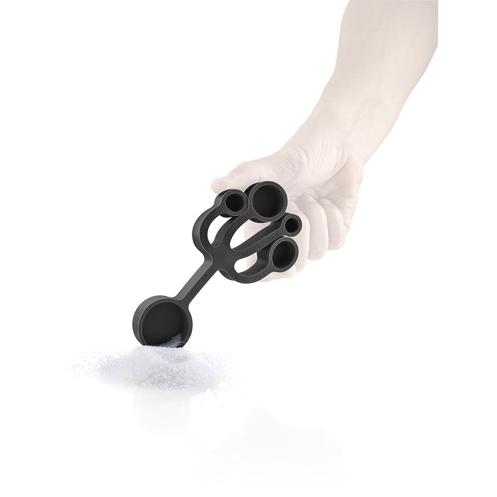 2 in 1 Onderzetter en Maatcupjes - Zwart - Eva Solo