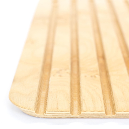 Broodplank, Essenhout, 40 x 30 cm - Pebbly