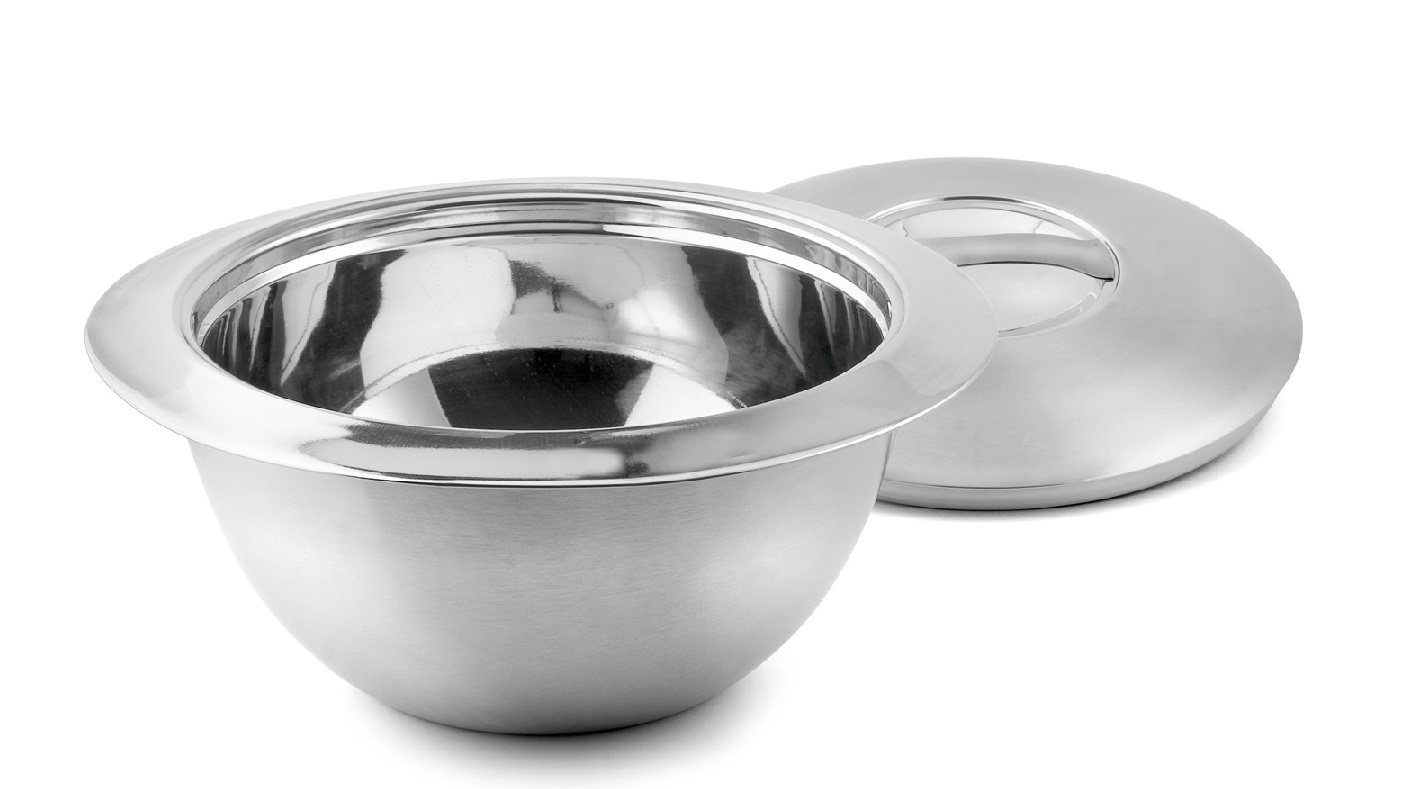 Thermo Schaal Met Deksel, Diameter 33 cm, Dubbelwandig, 5 liter – Weis