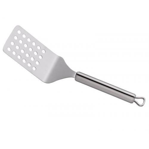 RVS palet opschep spatel met gaten - Küchenprofi