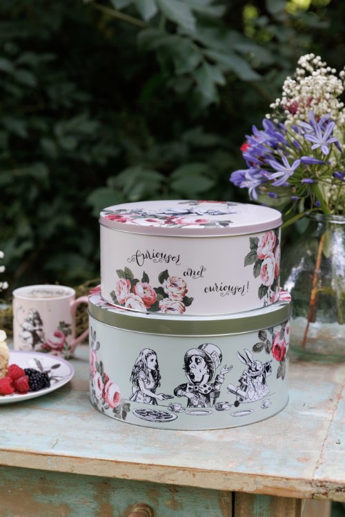 Mikasa x V&A Alice in Wonderland Cake Tin Set