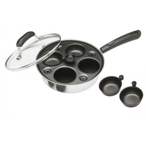 Ei pocheerder / pocheerpan, 4 cup - Kitchen Craft