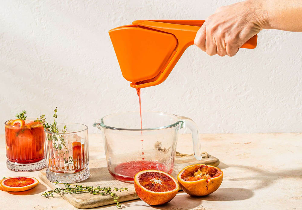 Citruspers Fluicer, Oranje - Sinaasappelpers - 28 cm - Polypropyleen | Dreamfarm