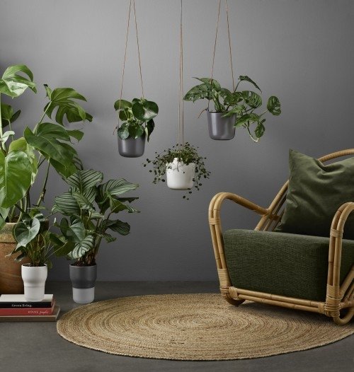 Hangende Bloempot met Bewateringssysteem - 15 cm - Wit - Eva Solo