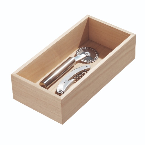 Lade Organizer, 25.4 x 12.7 x 6.3 cm, Paulownia Hout - iDesign | Eco Wood