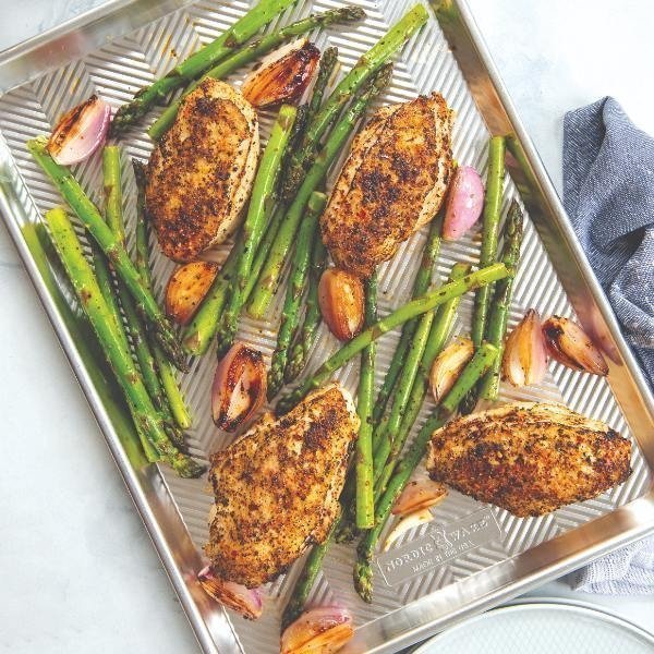 Bakplaat met Structuur, 45,5 x 32,8 cm, Aluminium - Nordic Ware | Naturals Prism