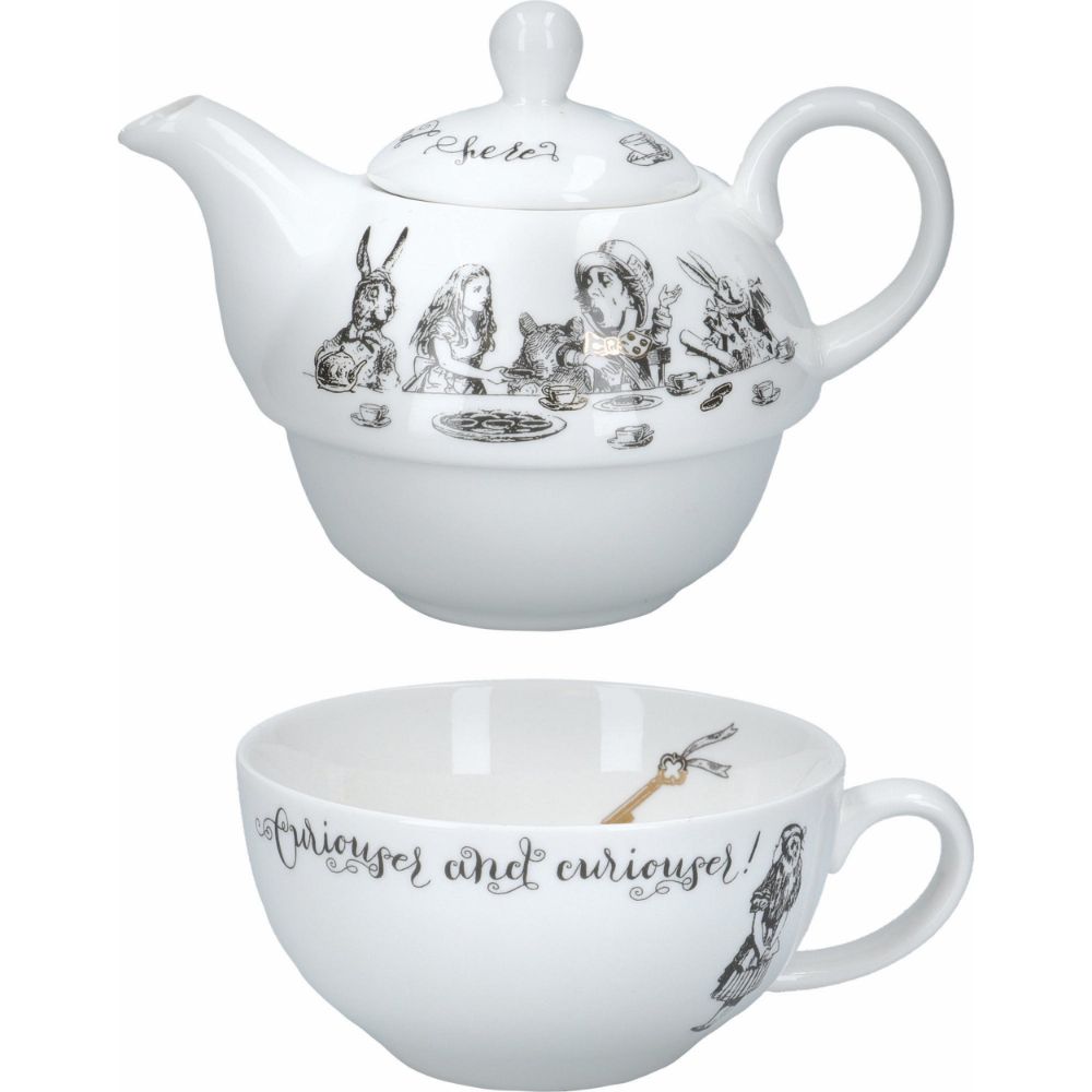 Tea for One Theepot Set, Porselein, 0.25 L - V&A | Alice in Wonderland