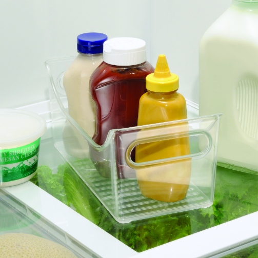 Koelkast Organizer, 14.3 x 28.6 x 12.7 cm, Kunststof, Transparant - iDesign | Fridge Binz