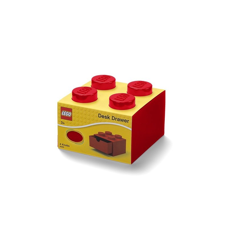 Bureaulade Brick 4, Rood - LEGO