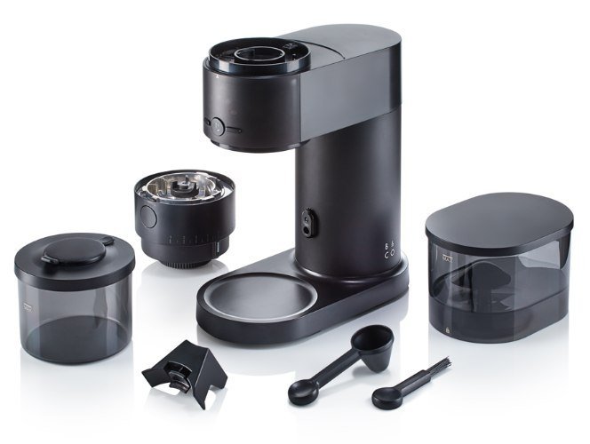 Core Koffiebonenmaler, met UK Stekker, Zwart - Barista & Co