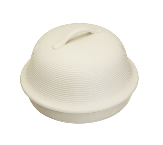 Home Made Stoneware Round Bread Baking Cloche