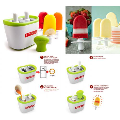 Quick pop maker Trio - Blauw - Zoku