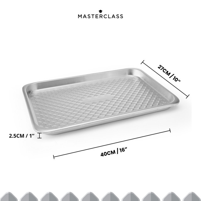 MasterClass Recycled Aluminium Baking Tray, Sleeved