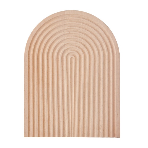 KitchenCraft Idilica Reversible Beech Wood Chopping / Serving Board, Sleeved