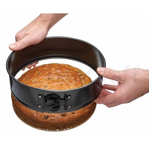Ronde bakvorm / springvorm met glazen bodem, 26 cm - Masterclass