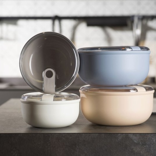 Lunchbox, Rond, Blauw, 1.8 L - Omada | Pull Box