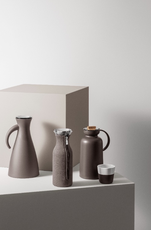 Koelkast Karaf met Hoes, 1 L, Chocolate Bruin - Eva Solo