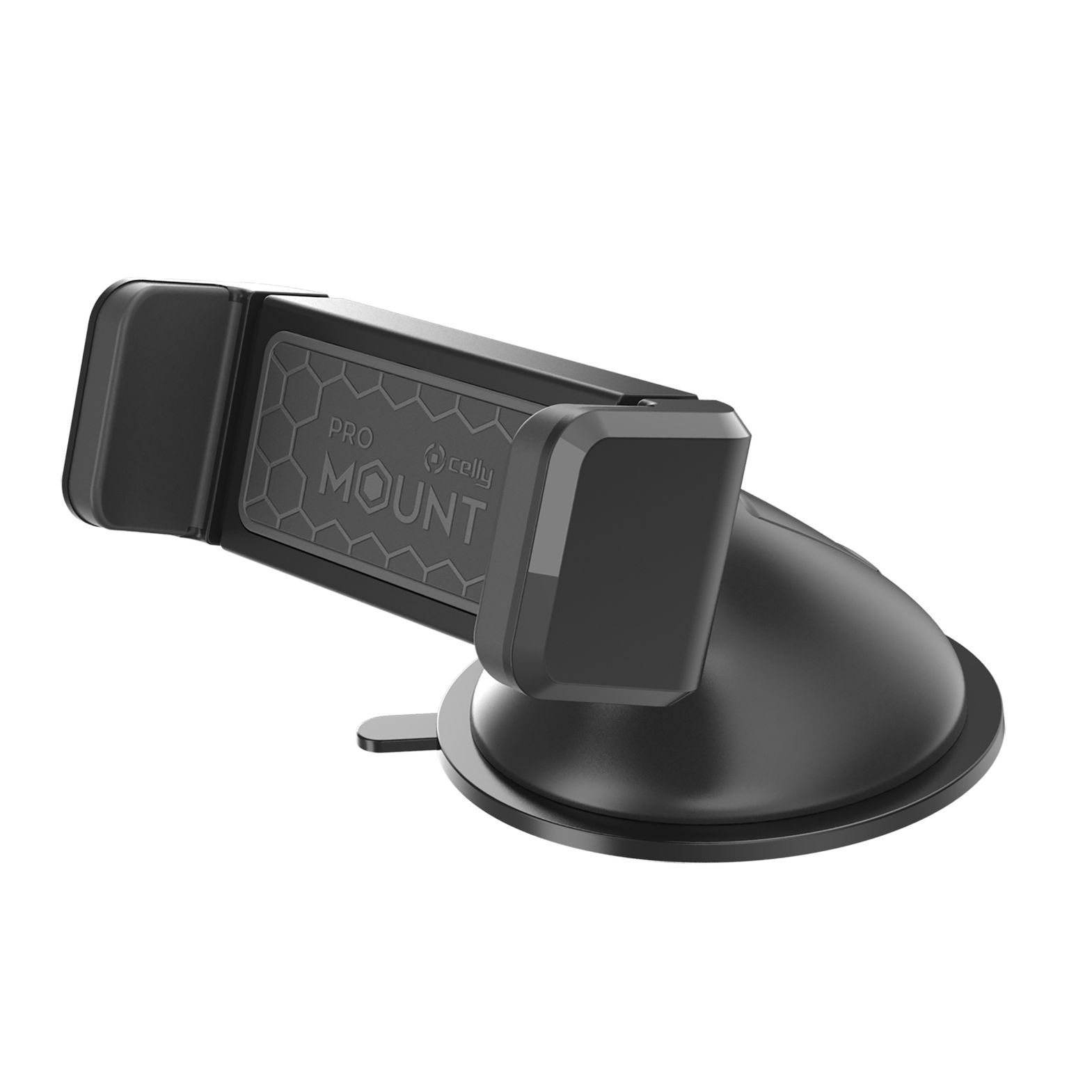 Auto Smartphonehouder Mount Dash, Zwart - Celly