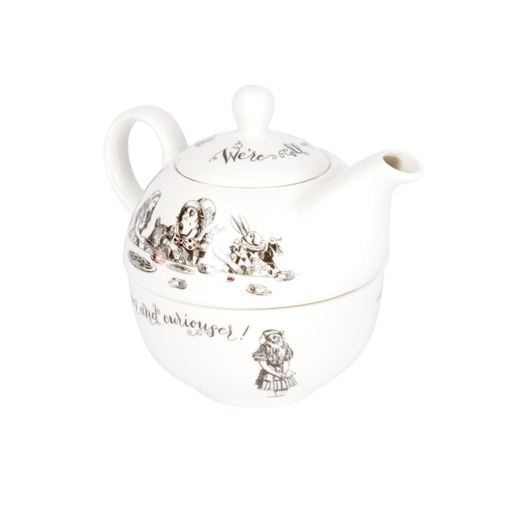 Tea for One Theepot Set, Porselein, 0.25 L - V&A | Alice in Wonderland