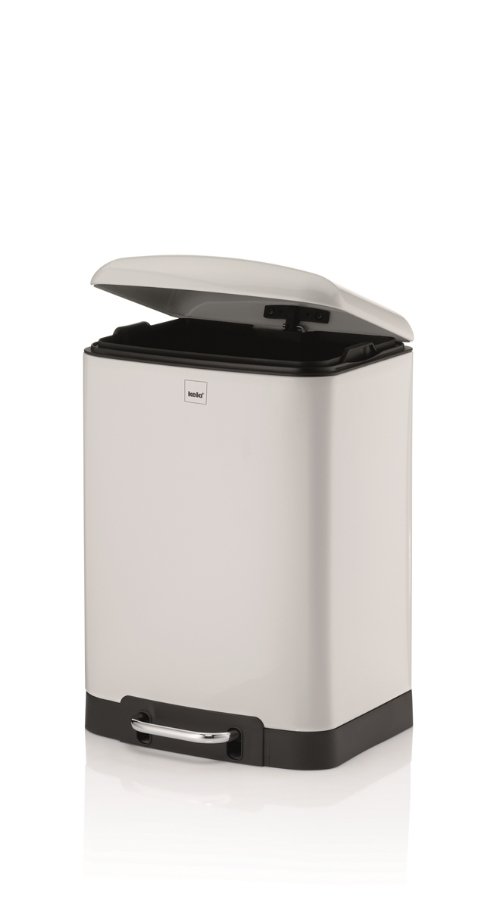 Afvalemmer RVS Wit, 12 L - Kela | Davino