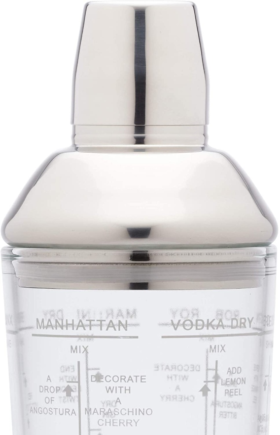 Boston Cocktailshaker, 0.7 L, Glas - BarCraft