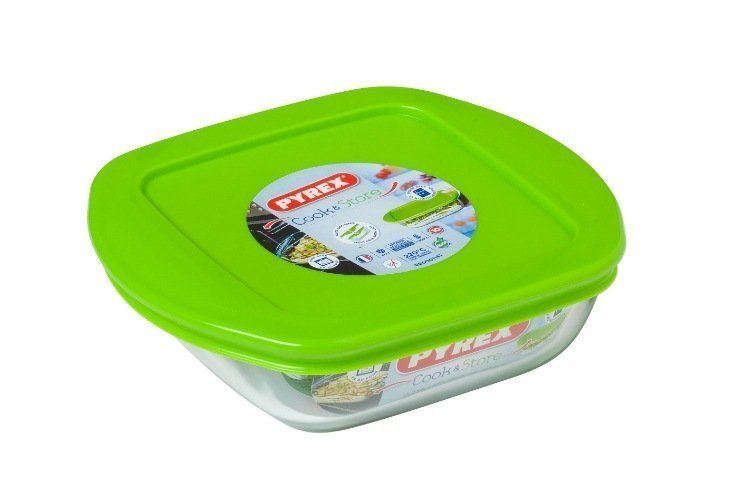 Schaal Vierkant met Deksel. 0.35 liter - Pyrex | Cook & Store