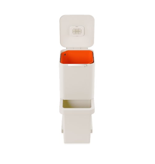 Intelligent Waste Afvalemmer Totem Pop 40 liter - Stone - Joseph Joseph