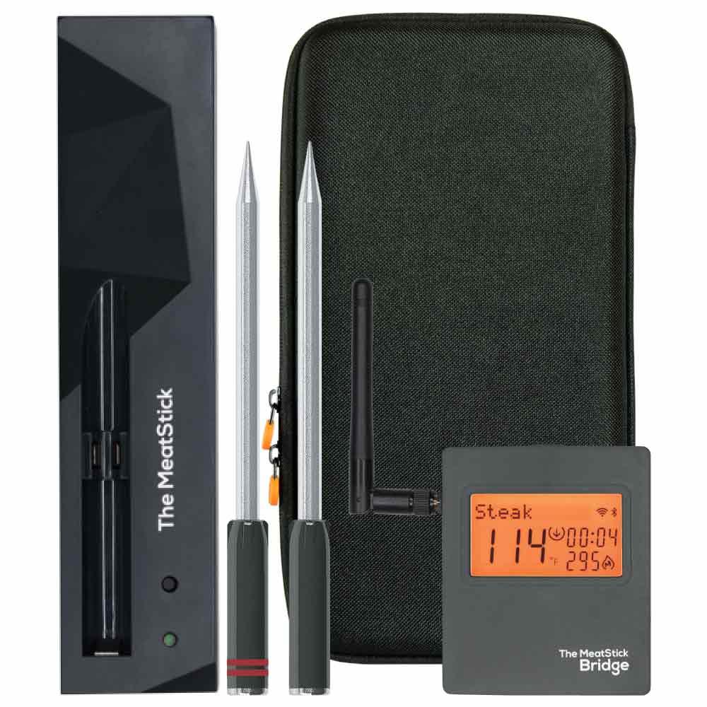 The MeatStick Kernthermometer Set, met WiFi Bridge en 2 Probes - The MeatStick